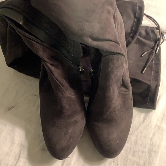 Sam Edelman Kent suede over the knee thigh high boots shoes women's 7.5 - Picture 5 of 8
